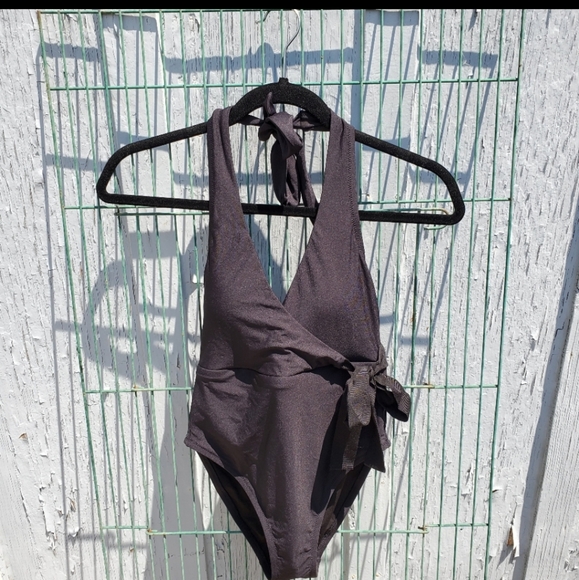 J. Crew Halter wrap one piece swimsuit - Picture 3 of 7